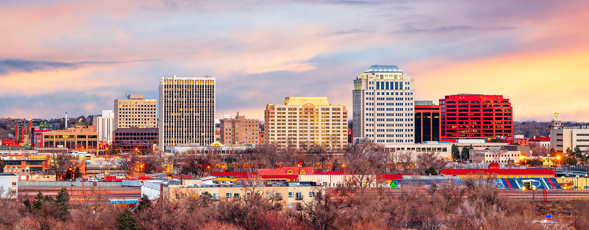 Cityscape near crystal-hills co where Saela provides pest control services